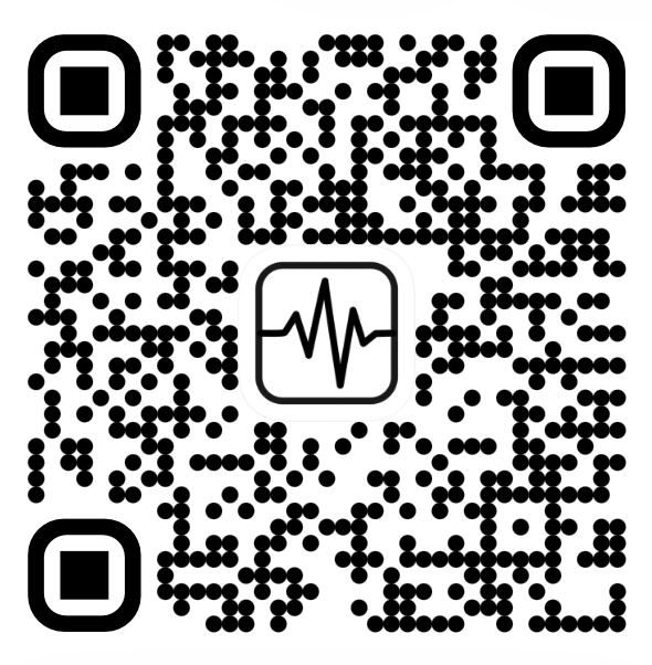 QR code to download senseiQ on the App Store or Google Play
